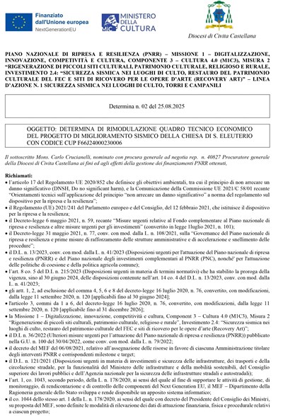 Determina n.2 - PNRR